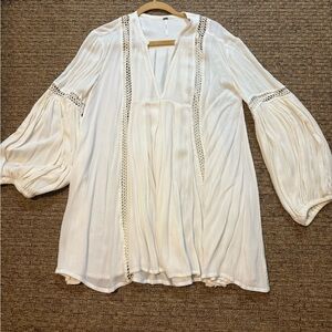 Free People White Women's Top
